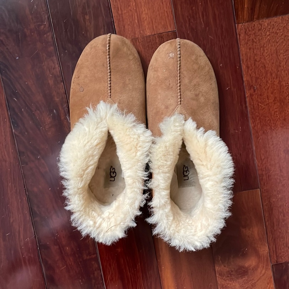 UGG slippers tan